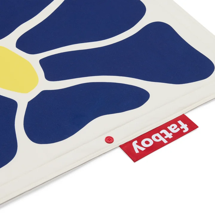 Fatboy - Flying Carpet, 180 x 140 cm, floral navy / cream