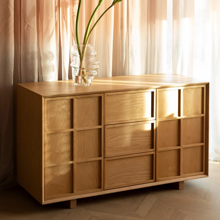 Zuiver - Sideboard Raster High, ash