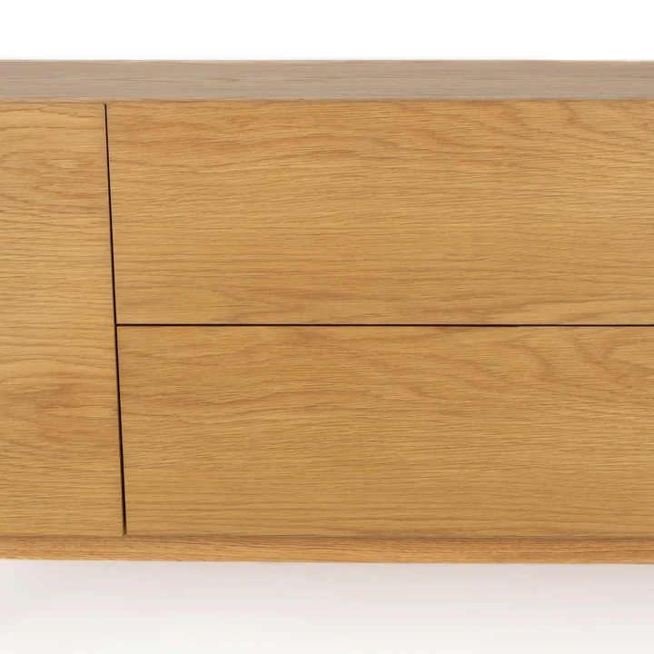 Zuiver - High On Wood Cabinet, oak, 2 drawers, 2 doors