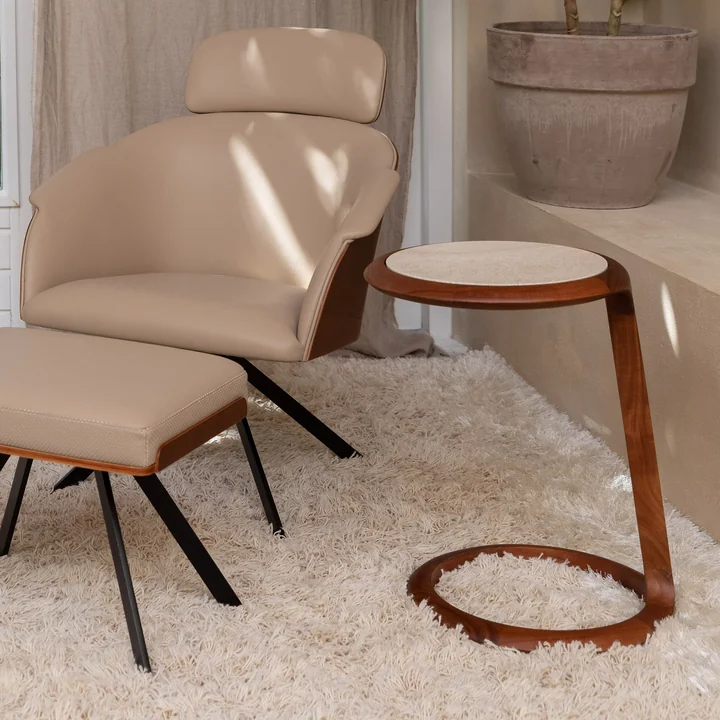Zuiver - Doppio Side table, brown