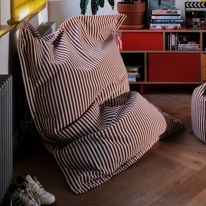 Fatboy - Cover for original Slim Terry beanbag, cognac/cream