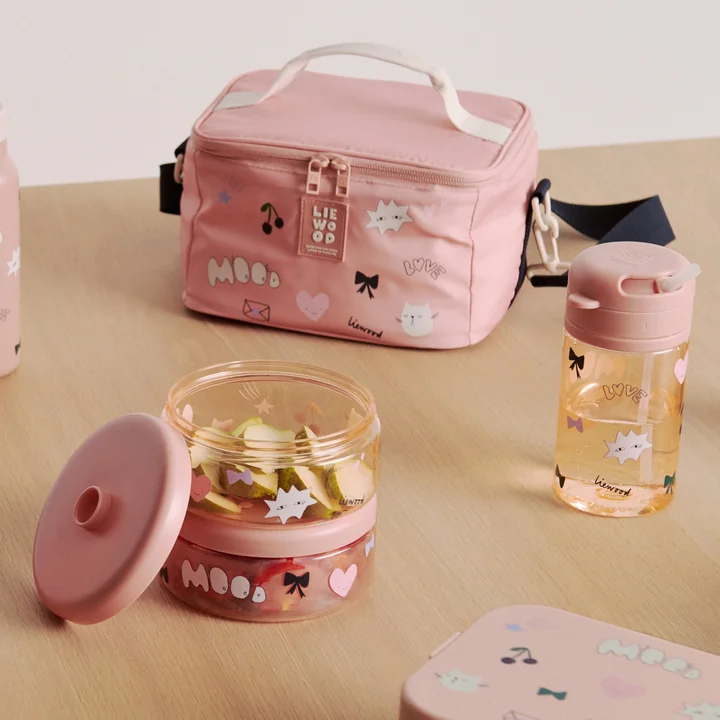LIEWOOD - Dominique Snack Box, 500 ml, and Pavia Training Bottle, 500 ml, Mood / pale tuscany