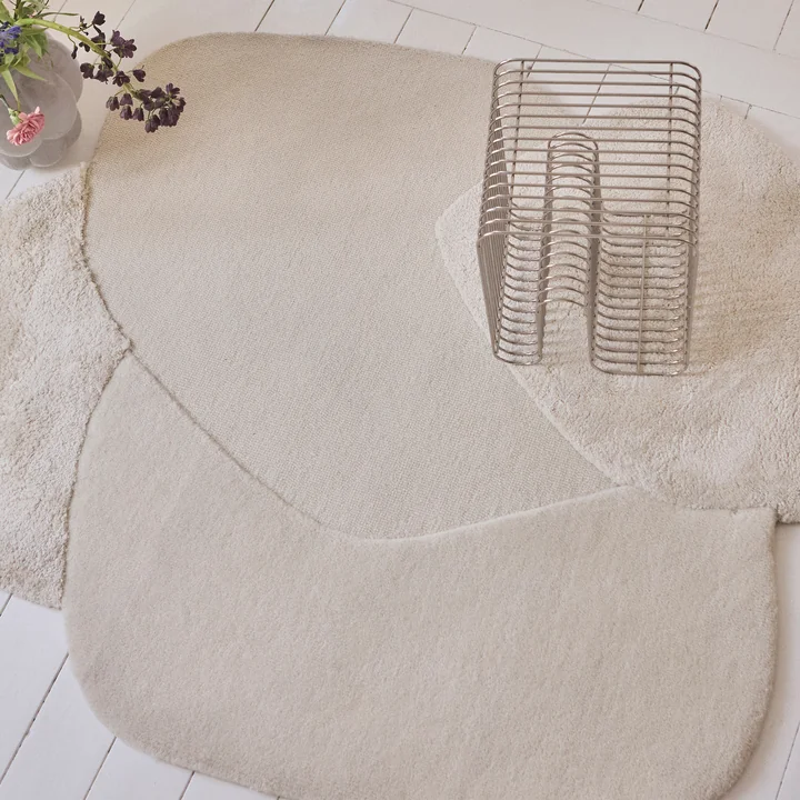 AYTM - " Mola " Rug, 209 x 288 cm, cream