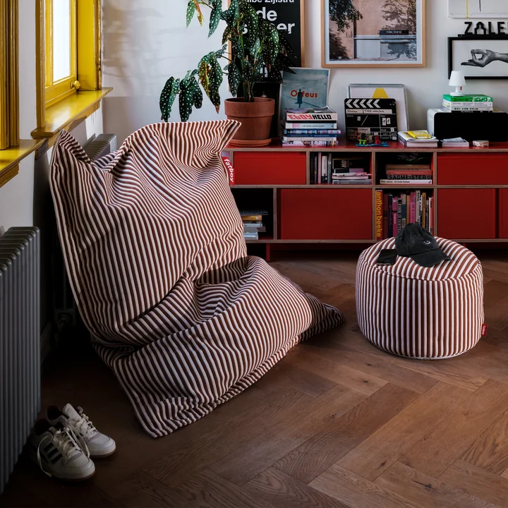 Fatboy - " Original Slim Terry " beanbag, Cognac Cream