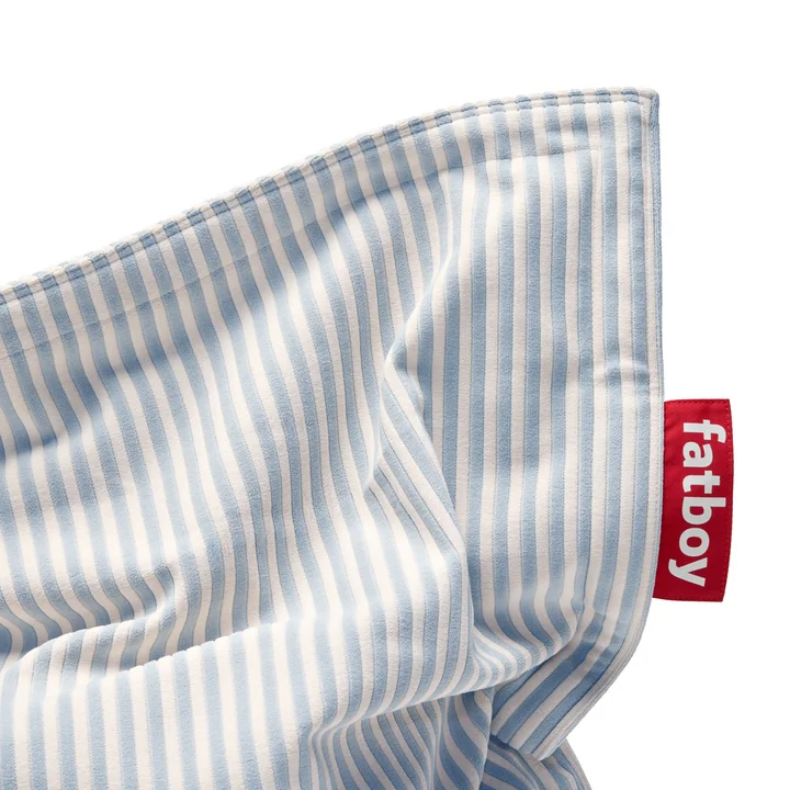 Fatboy - Original Slim Terry Beanbag, Blizzard Blue and Cream