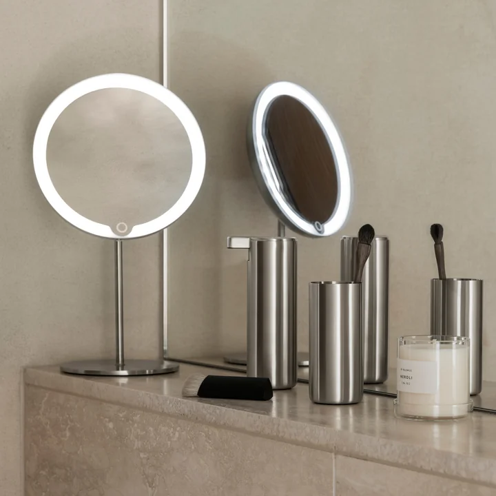 Blomus - Modo Soap dispenser and toothbrush holder, stainless steel