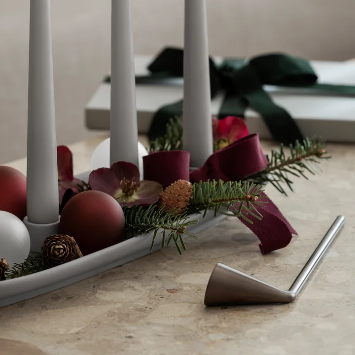 Blomus - Nox Candle snuffer, burned metal