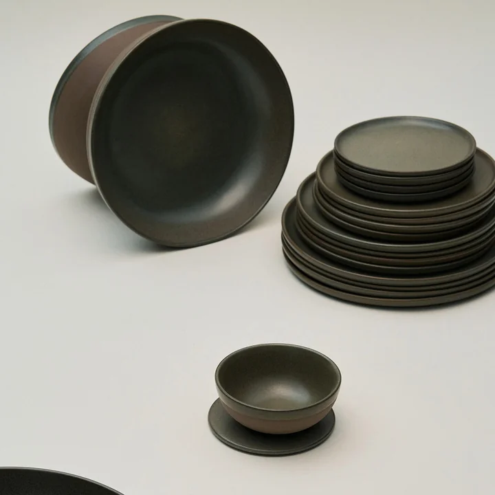 Serax - Surface Plate, Ø 24 cm, green (set of 4)
