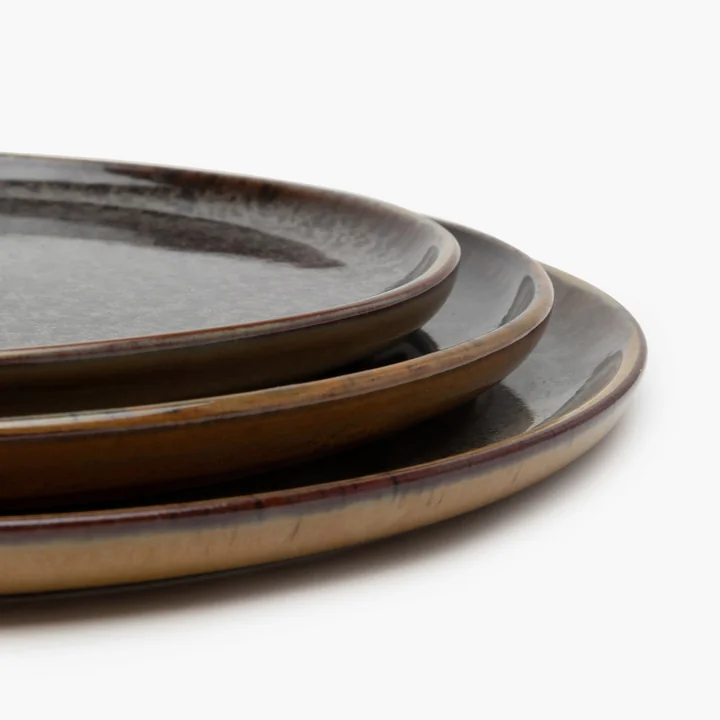 Serax - Surface Plate, Ø 24 cm, Indi Gray (set of 4)