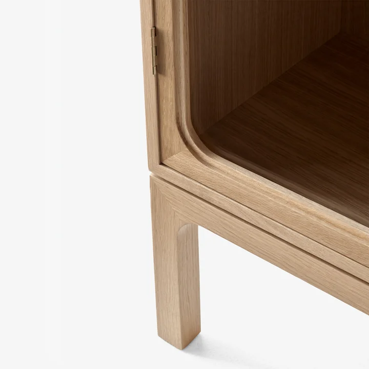 & Tradition - Trace Single Cabinet SC87, Natural Oak