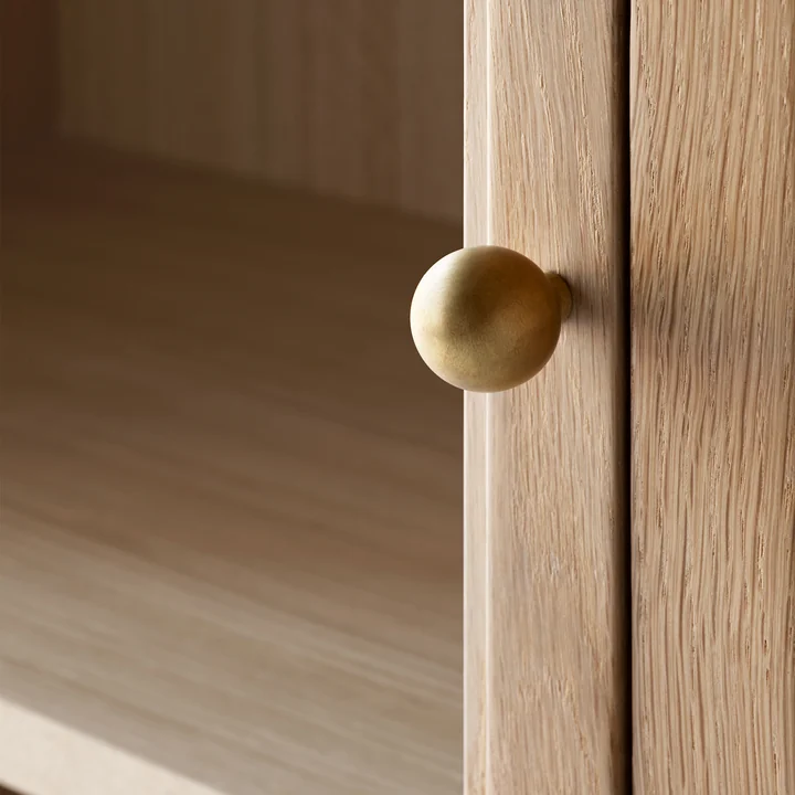 & Tradition - Trace Single Cabinet SC87, Natural Oak