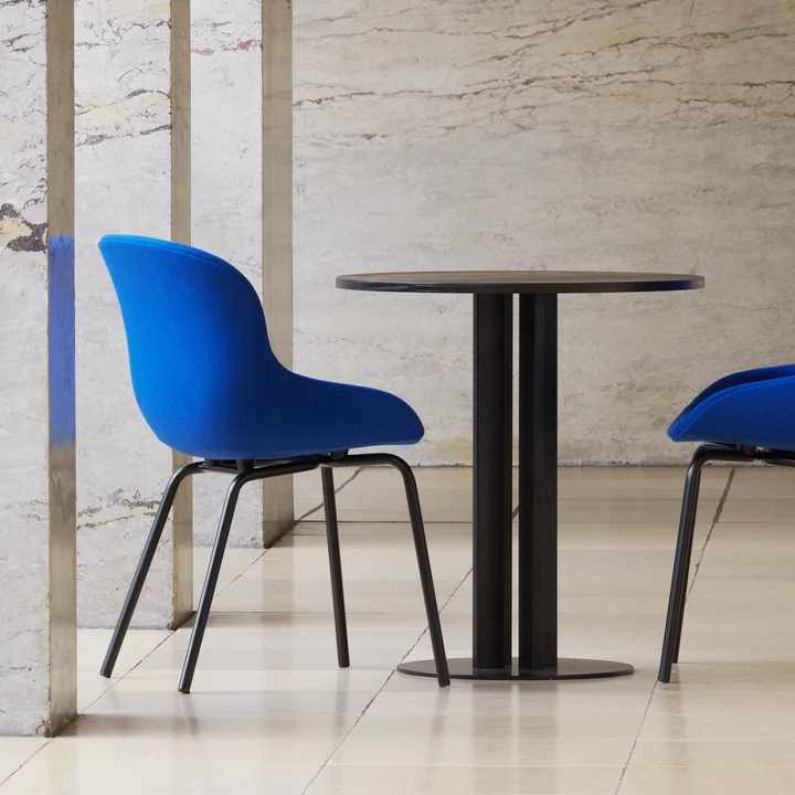 Normann Copenhagen - Scala Table: Ø 70 x H 75 cm, black oak