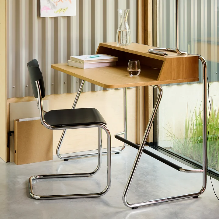Thonet - S 43 Chair, Chrome / Black (TP 29)