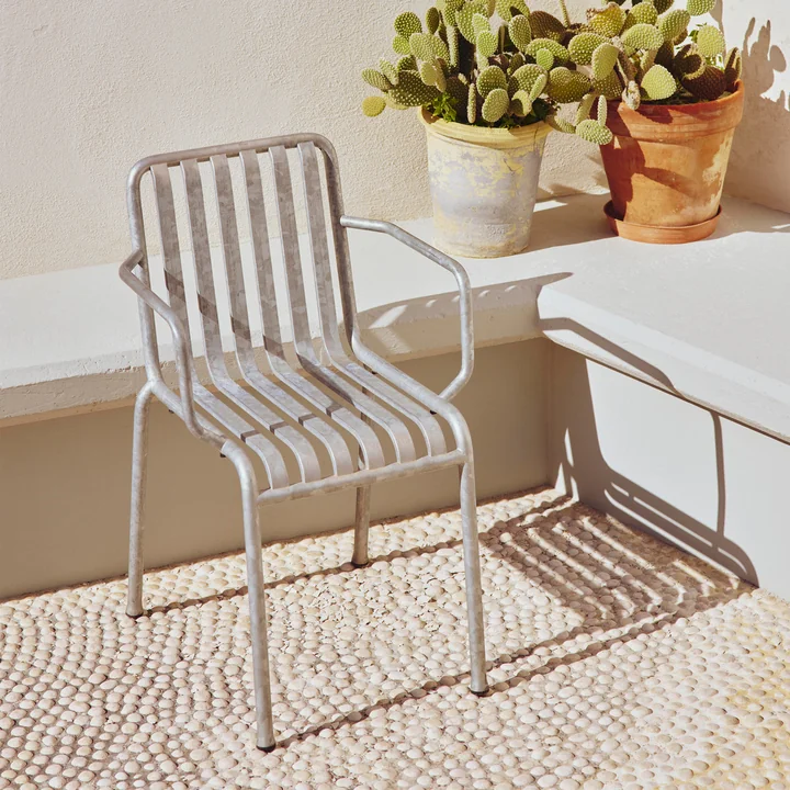 HAY - Palissade Armchair, hot-dip galvanized