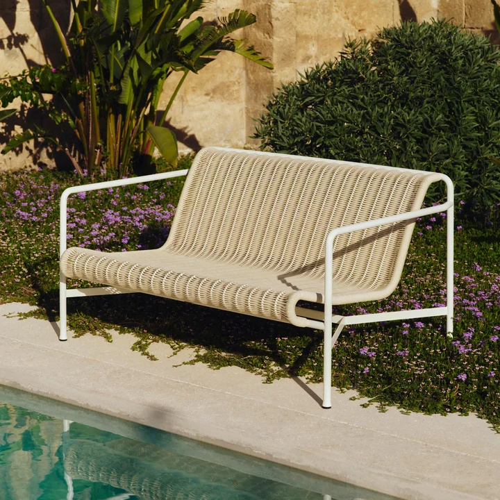 HAY - Palissade Cord Lounge Sofa, cream-white