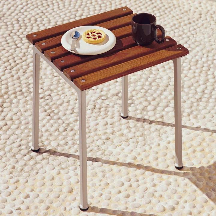 HAY - Traverse Outdoor Stool, Aluminum / Oiled Ash