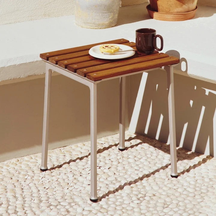 HAY - Traverse Outdoor Stool, Aluminum / Oiled Ash