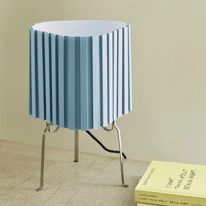 HAY - Canelé Table Lamp 370, Soft Blue