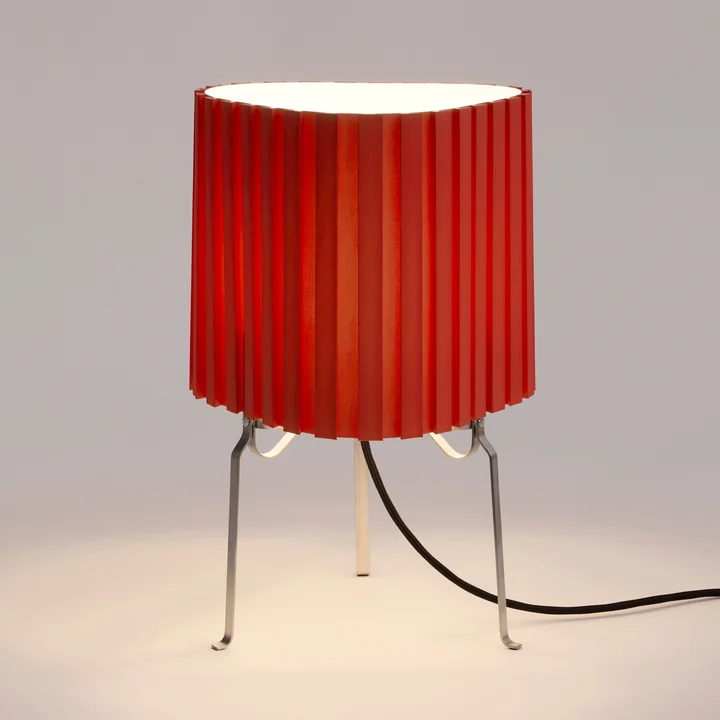 HAY - Canelé Table Lamp 370, tomato red