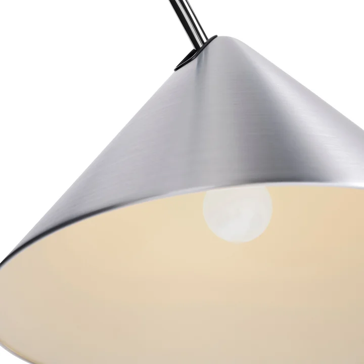 HAY - " Compass " Floor Lamp, Brushed Aluminum