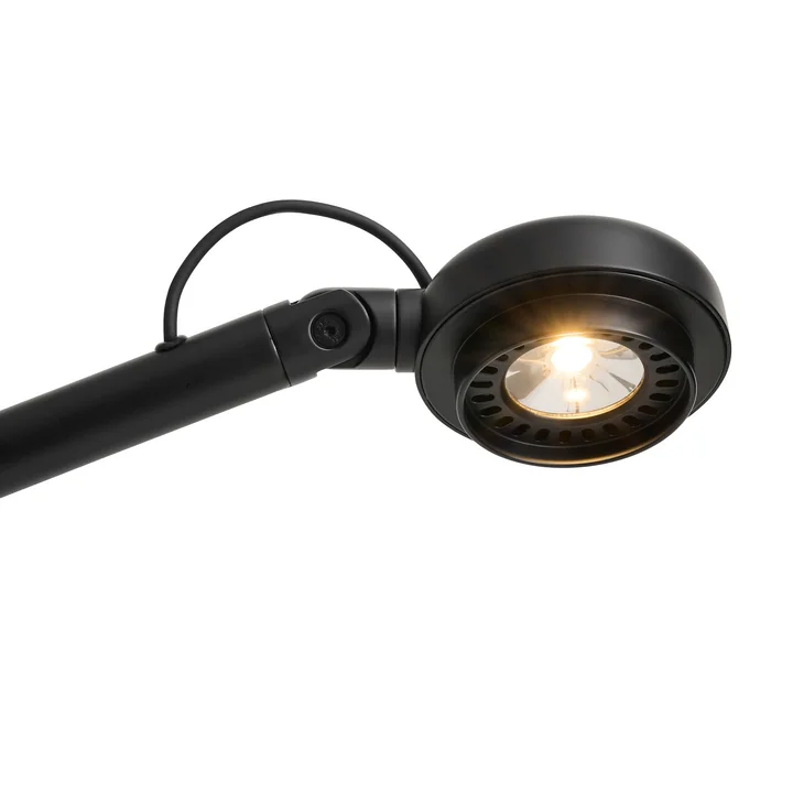 HAY - Fifty-Fifty Floor Lamp, Soft Black
