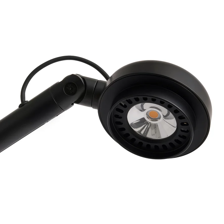 HAY - Fifty-Fifty Desk Lamp, Soft Black