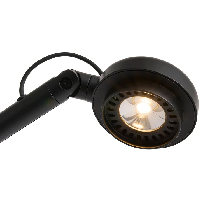 HAY - Fifty-Fifty Desk Lamp, Soft Black