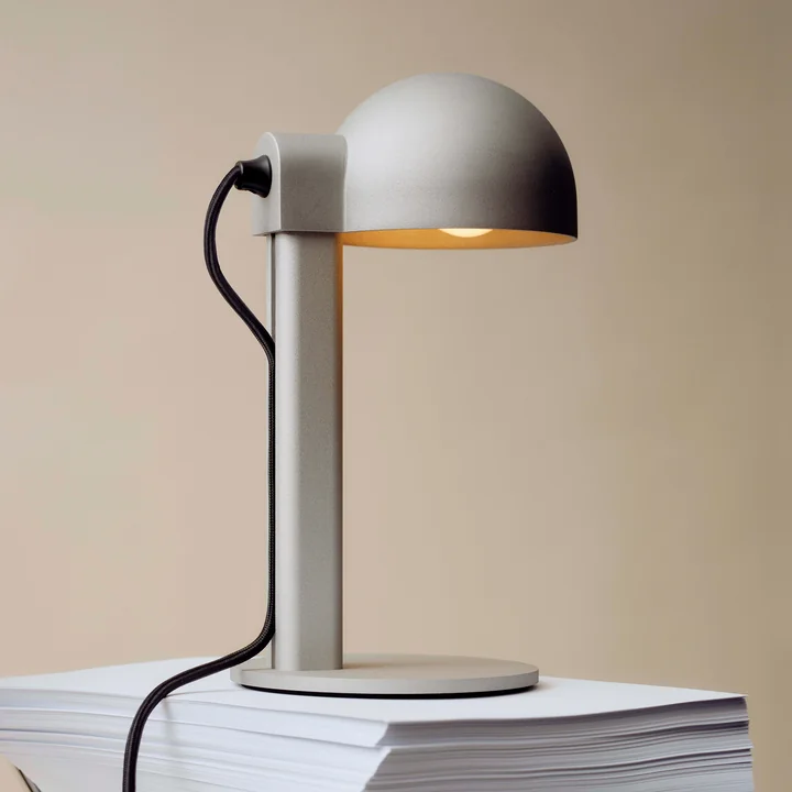 HAY - Posto Table Lamp, Silver Gray