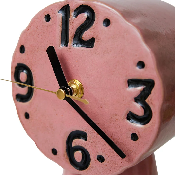 HKliving - Retro Ceramic Watch, Pink