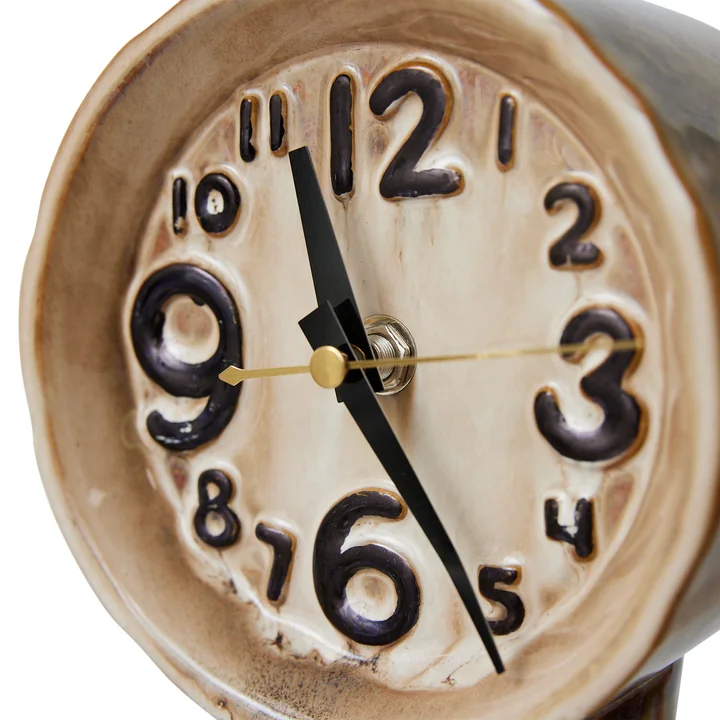 HKliving - Retro Ceramic Watch, Cream