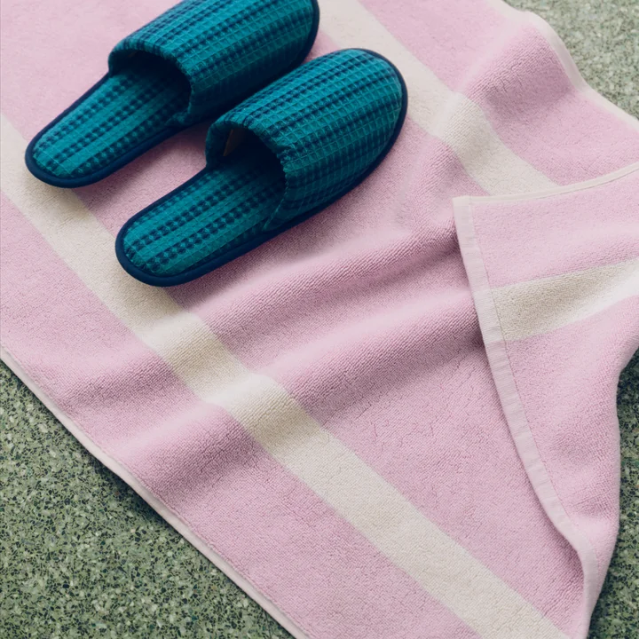 HAY - Stripe Bath Mat 50 x 80 cm, Cool Pink