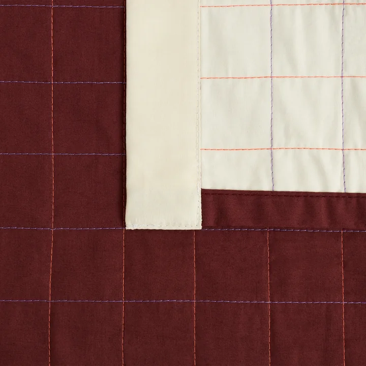 HAY - Dori Bedspread, 195 x 245 cm, maroon