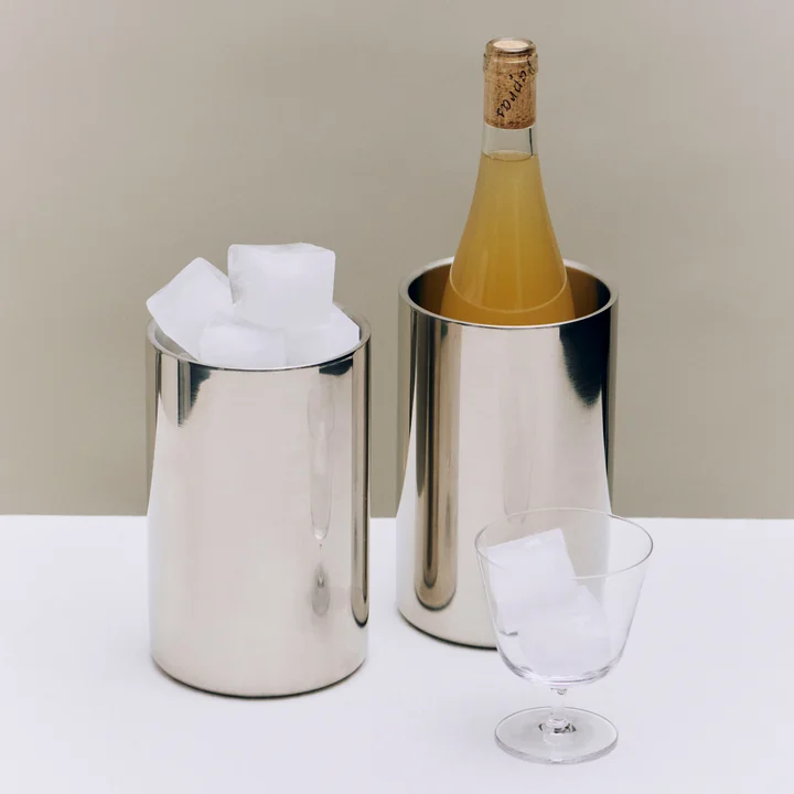 HAY - Essential Steel Wine Cooler, Stainless Steel