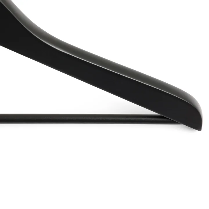 HAY - Smooth Coat Slim-bar hanger, black