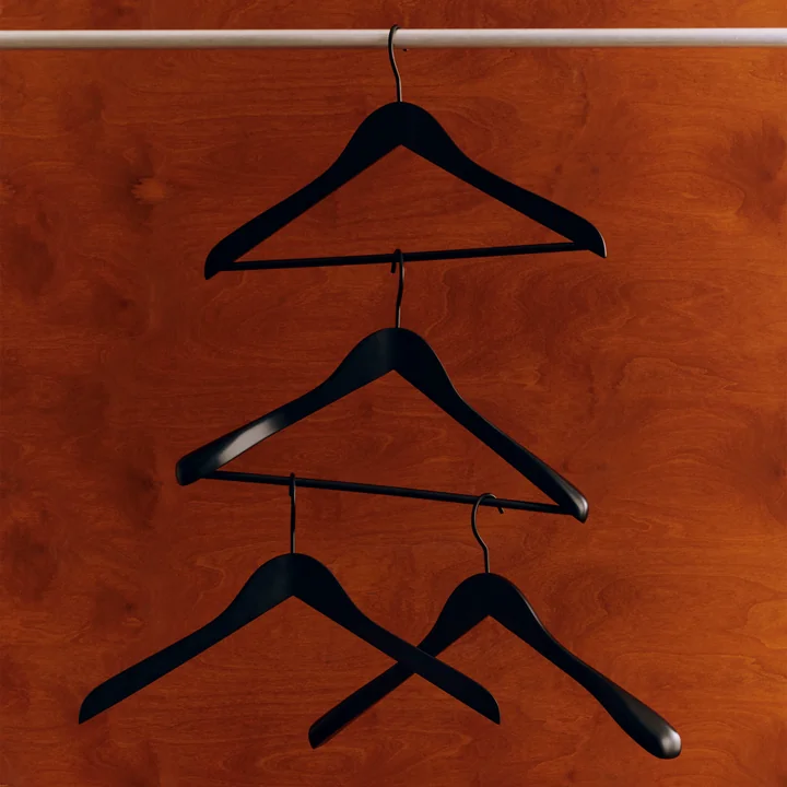 HAY - Smooth -Coat Hanger, Black
