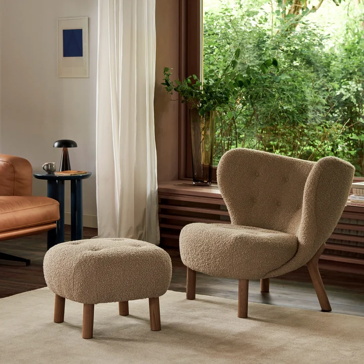 & Tradition - " ATD1 " Pouf for the Little Petra Armchair