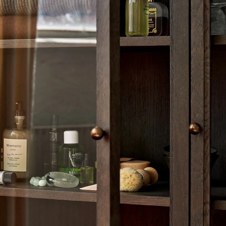 & Tradition - Trace Single Cabinet SC87, Dark Oak