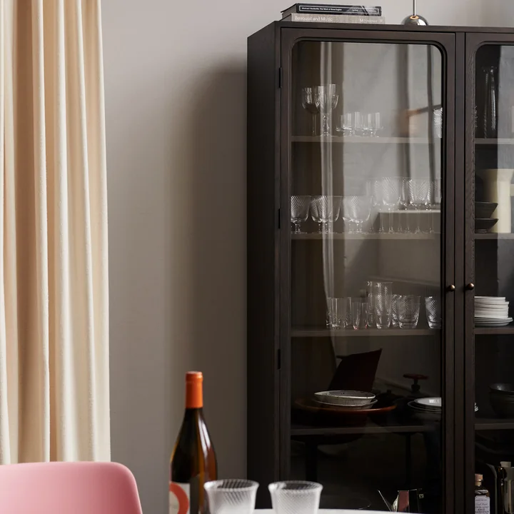 & Tradition - Trace Single Cabinet SC87, Dark Oak