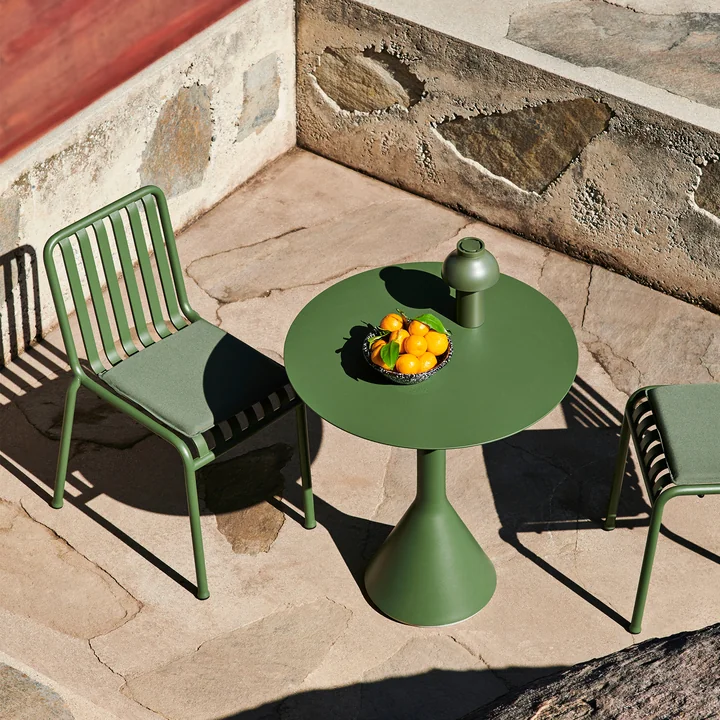 HAY - Palissade Cone Table, Ø 90 x H 74 cm, olive