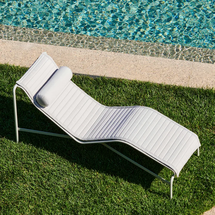 HAY - Palissade headrest and cushion for the Palissade Chaise Longue, sky grey