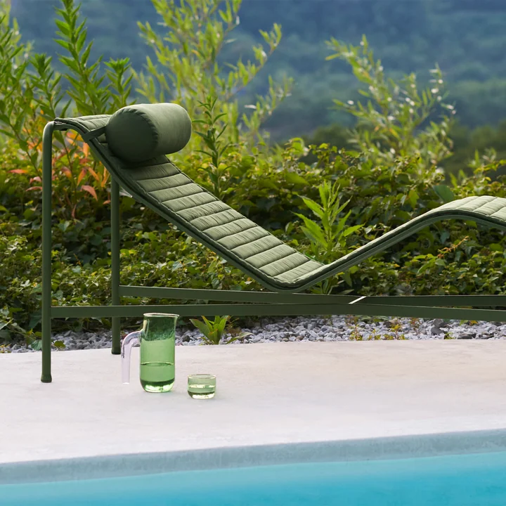 HAY - Palissade Headrest and Cushion for Palissade Chaise Longue, olive