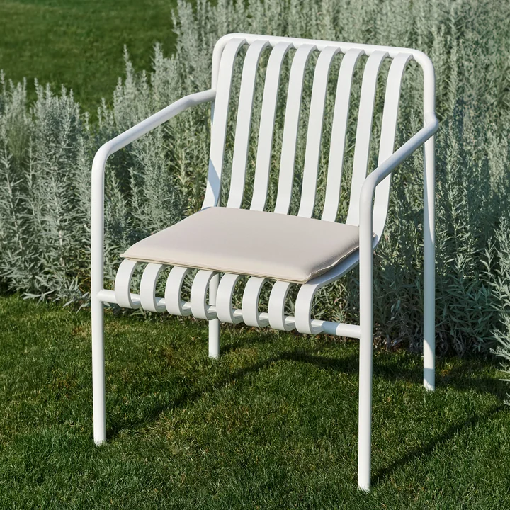 HAY - Seat Cushion for Dining Armchair, Cream White