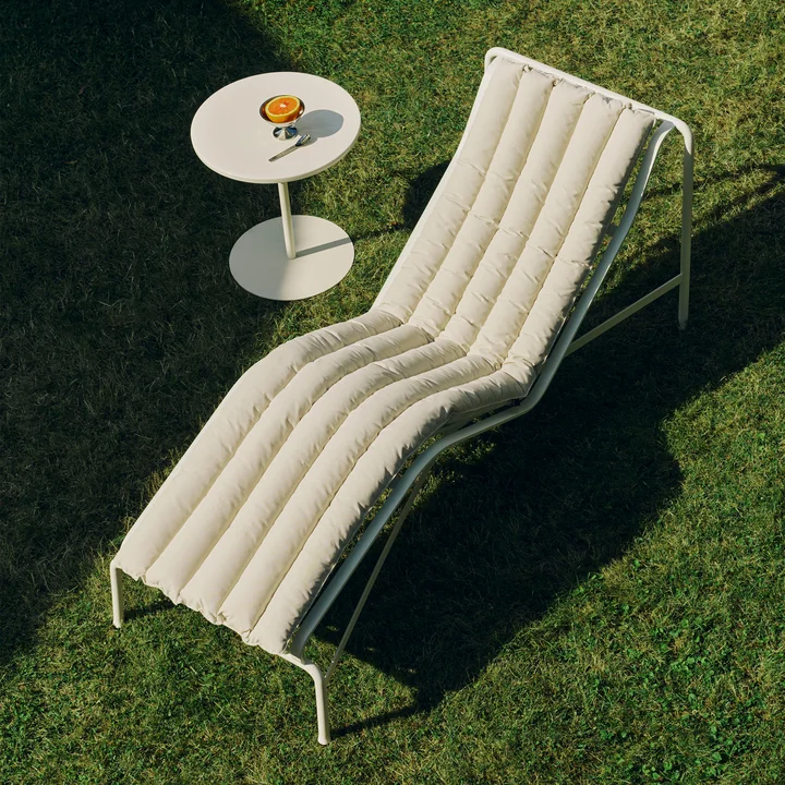 HAY - Palissade Soft Quilted Cushion , for chaise longue, cream-white