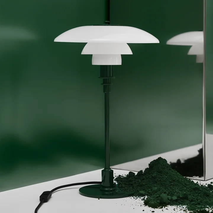Louis Poulsen - PH 3/2 Glossy Table Lamp, Deep Green