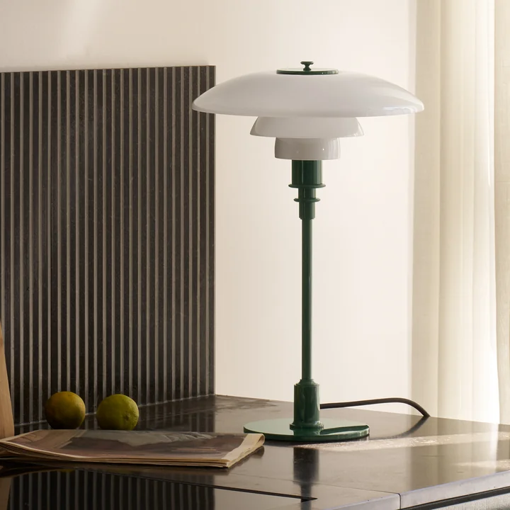 Louis Poulsen - PH 3/2 Glossy Table Lamp, deep green