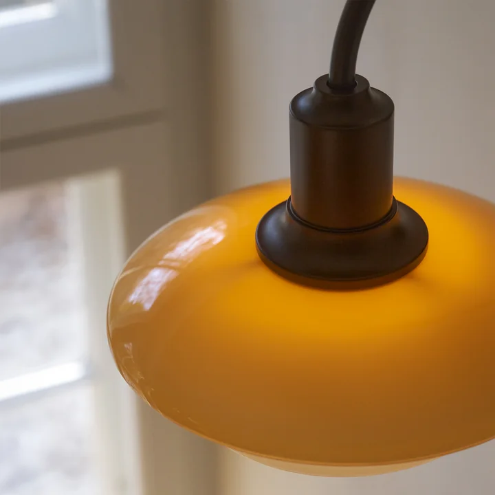 Louis Poulsen - PH 2/2 Centenary Edition Wall Sconce, Amber / Opal White