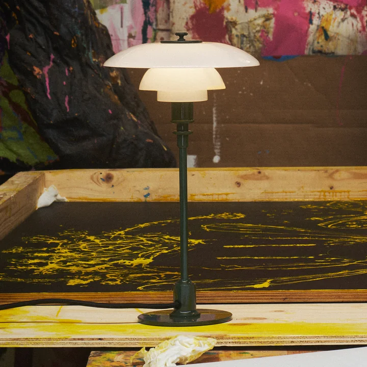 Louis Poulsen - PH 2/1 Glossy Table Lamp, deep green