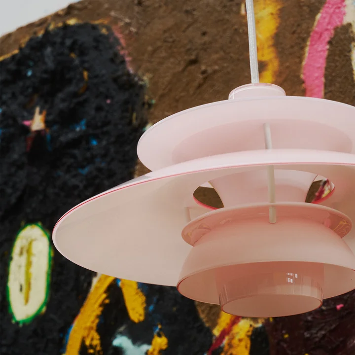 Louis Poulsen - PH 5 320 Opal Pendant Light, opal pale rose