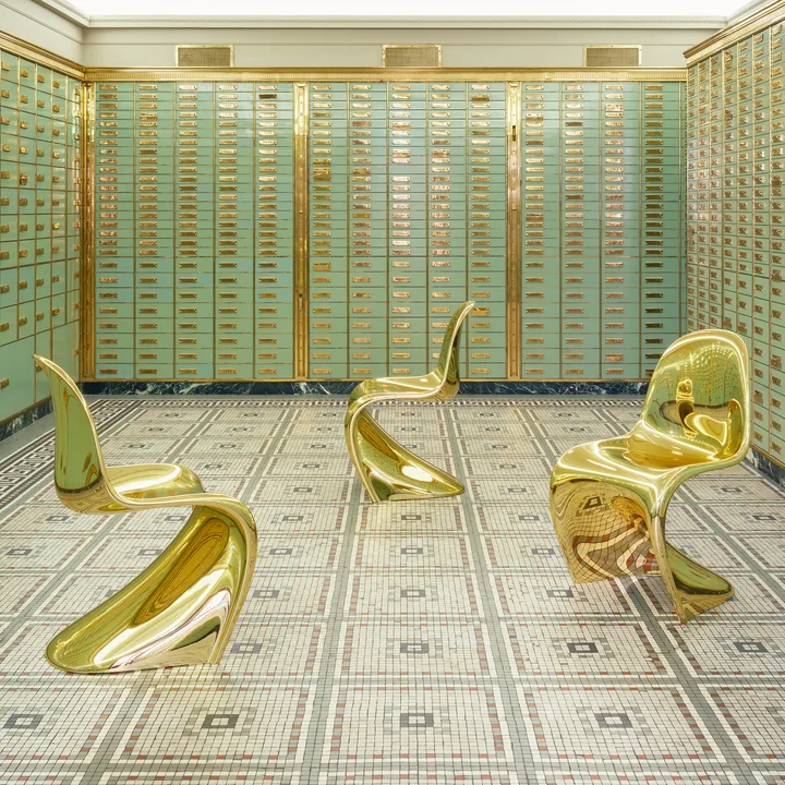 Vitra - Panton Chair, gold