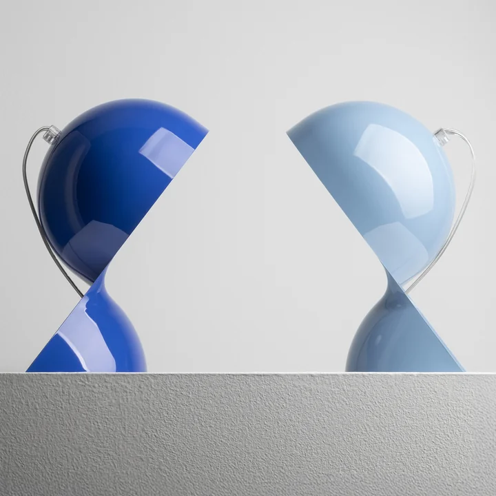 Artemide - " Dalù " Table Lamp, Dark Blue and Light Blue